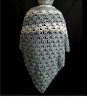 Load image into Gallery viewer, Mabel&#39;s Modern Crochet- Cloudy Sky Long Wrap
