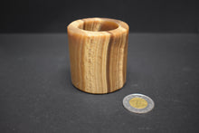 Load image into Gallery viewer, Bringing Nature Inside -Amber Aragonite -Candle Holder
