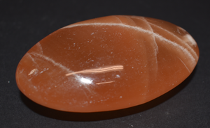 The Sophia Series -Palm Stone -Honey Calcite