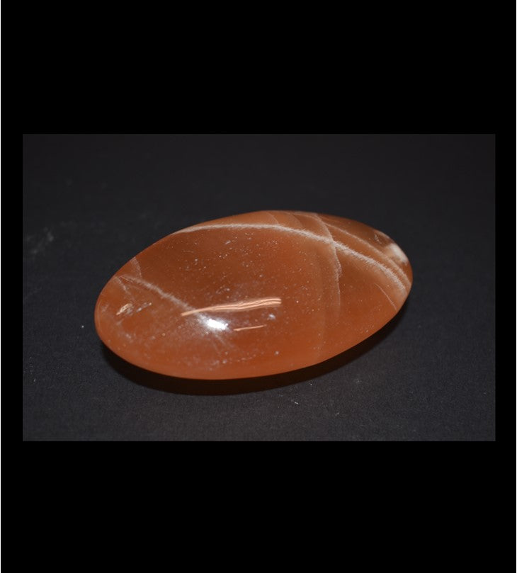 The Sophia Series -Palm Stone -Honey Calcite