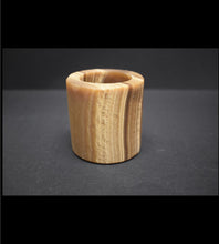 Load image into Gallery viewer, Bringing Nature Inside -Amber Aragonite -Candle Holder
